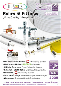 MT-Rohre und Fittings