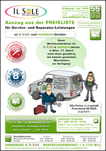 Service-Preisliste